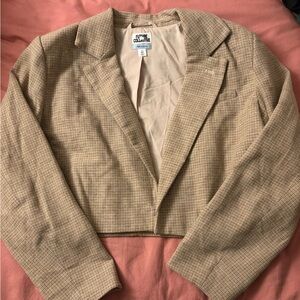 Cropped blazer